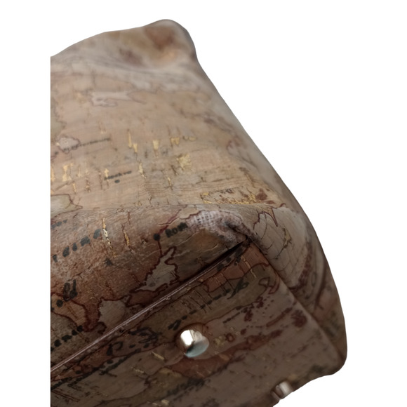 Alviero Martini Cork Atlas Tote Made In Italy - Picture 5 of 10